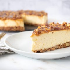 Almond Praline Cheesecake