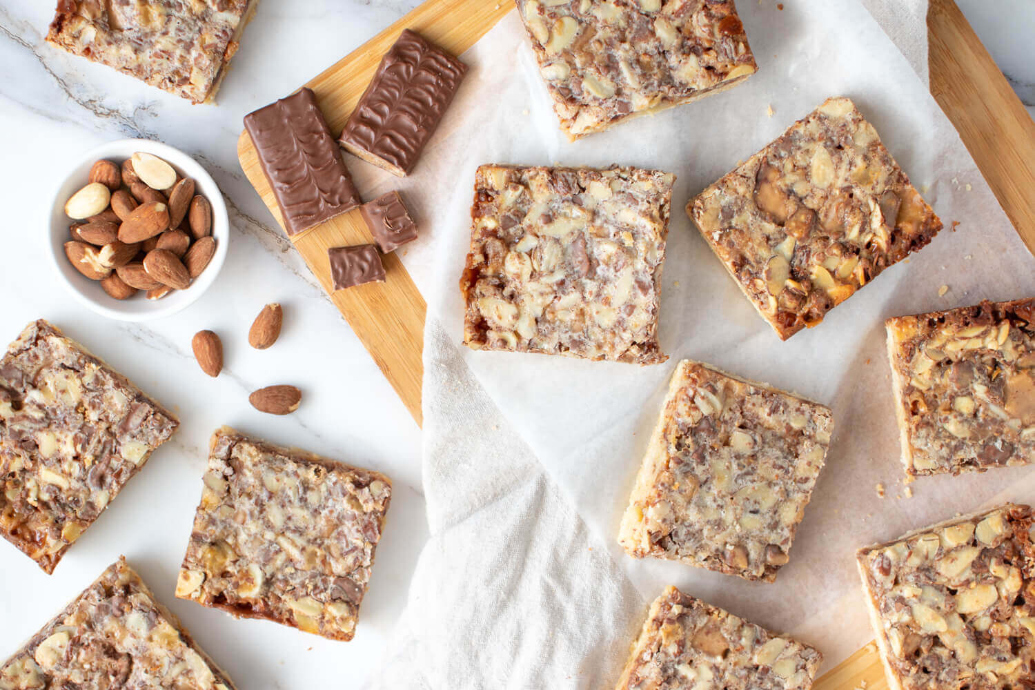 Almond Toffee Bars