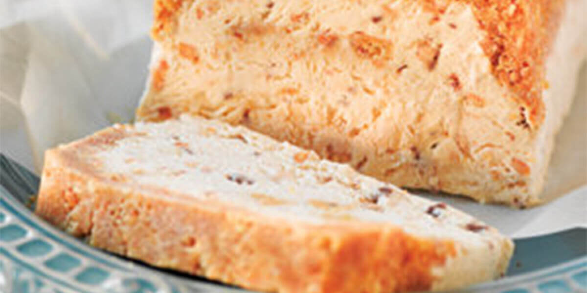 Almond Toffee Ice Cream Loaf recipe