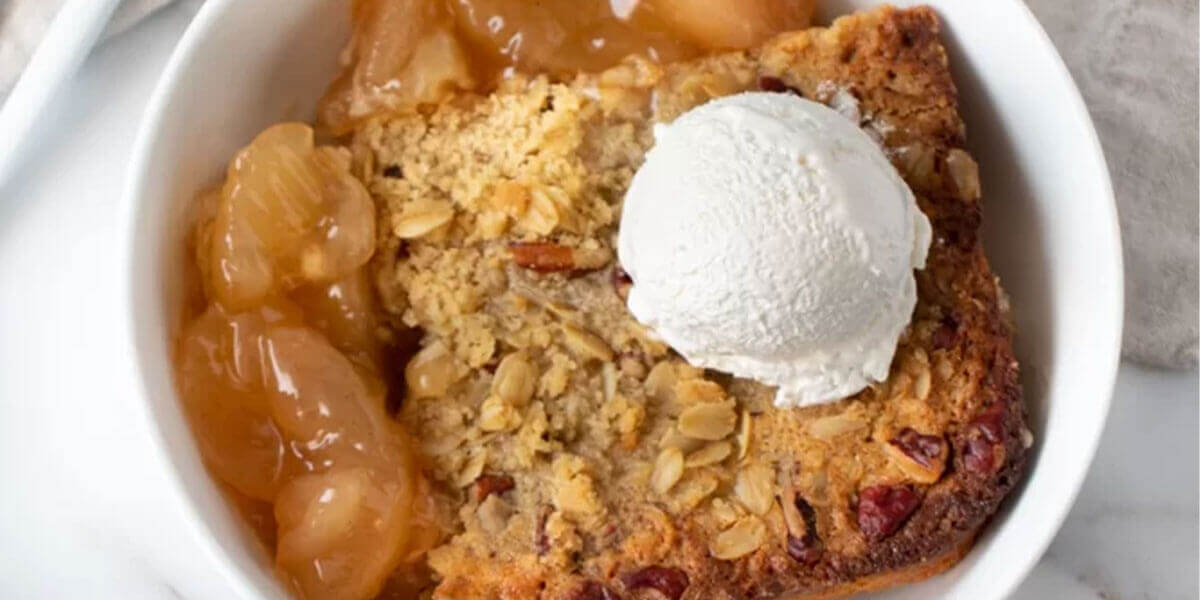 Apple Streusel Cobbler