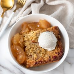 Apple Streusel Cobbler