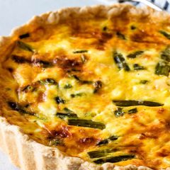 Asparagus Goat Cheese Quiche