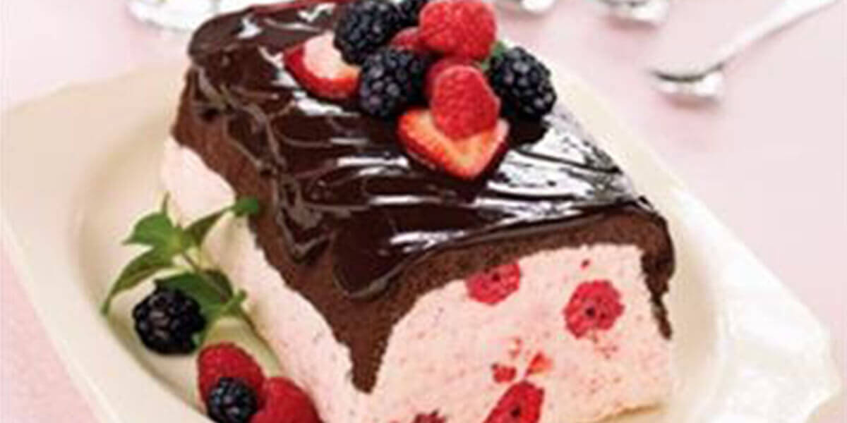 Berry Chocolate Ice Cream Loaf recipe