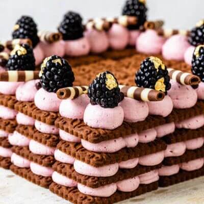 Blackberry Ice Box Cake