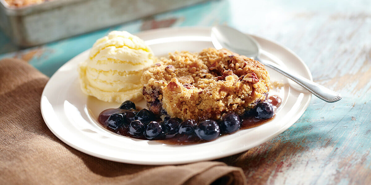 Blueberry Streusel Cobbler recipe