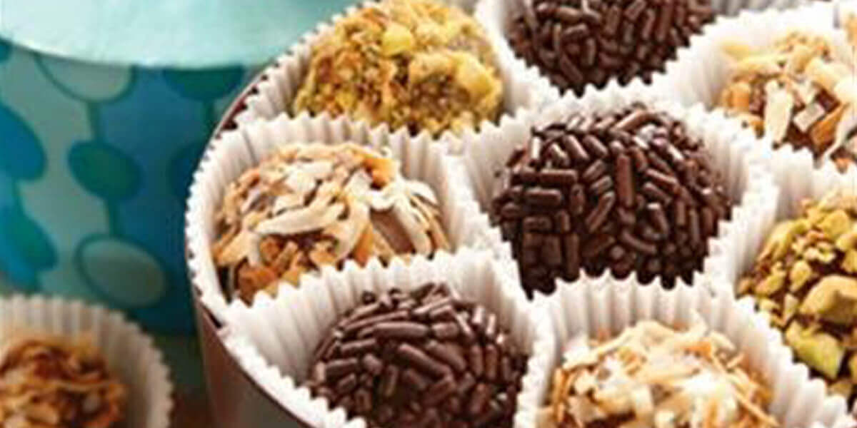 Brigadeiros Caramel Fudge Truffles recipe