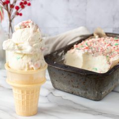 Candy cane frozen mousse