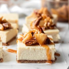 Caramel Apple Cheesecake Bars