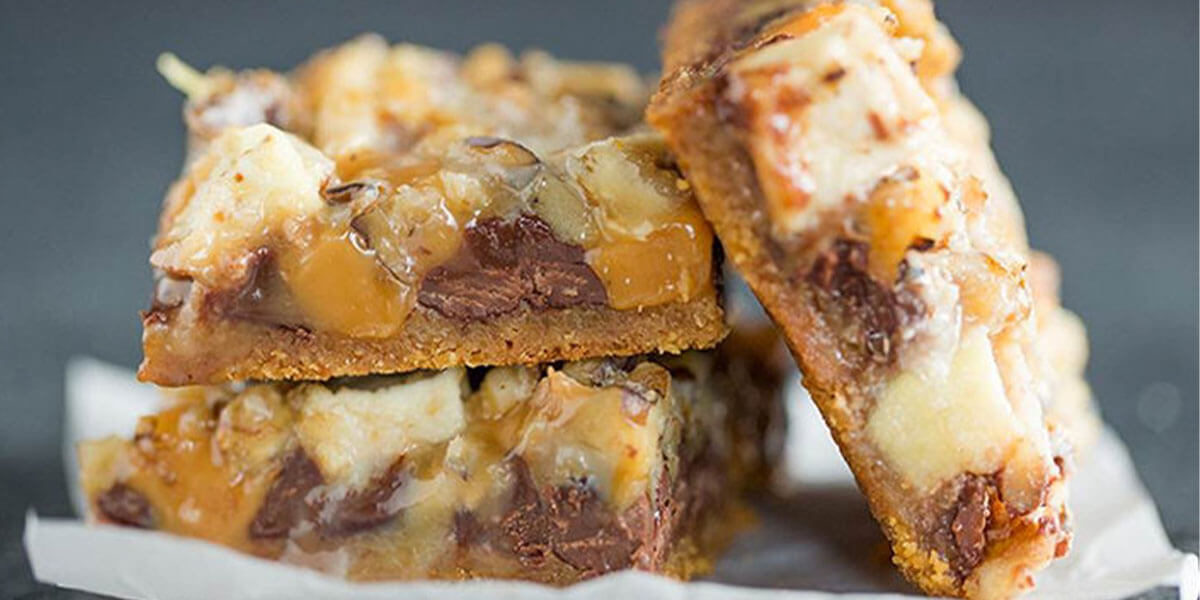 Caramel Apple Magic Bars recipe