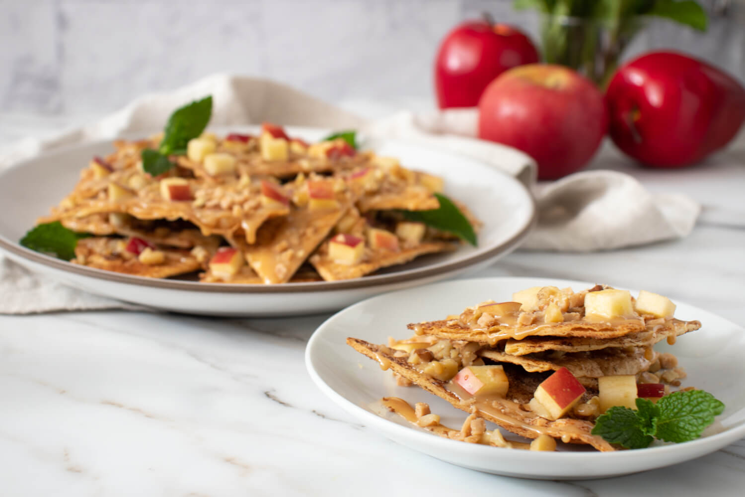 Caramel Apple Nachos