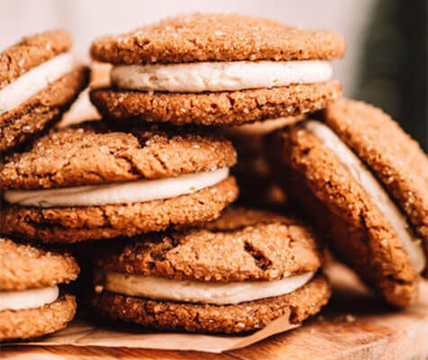 Chewy Spiced Sandwich Cookies
