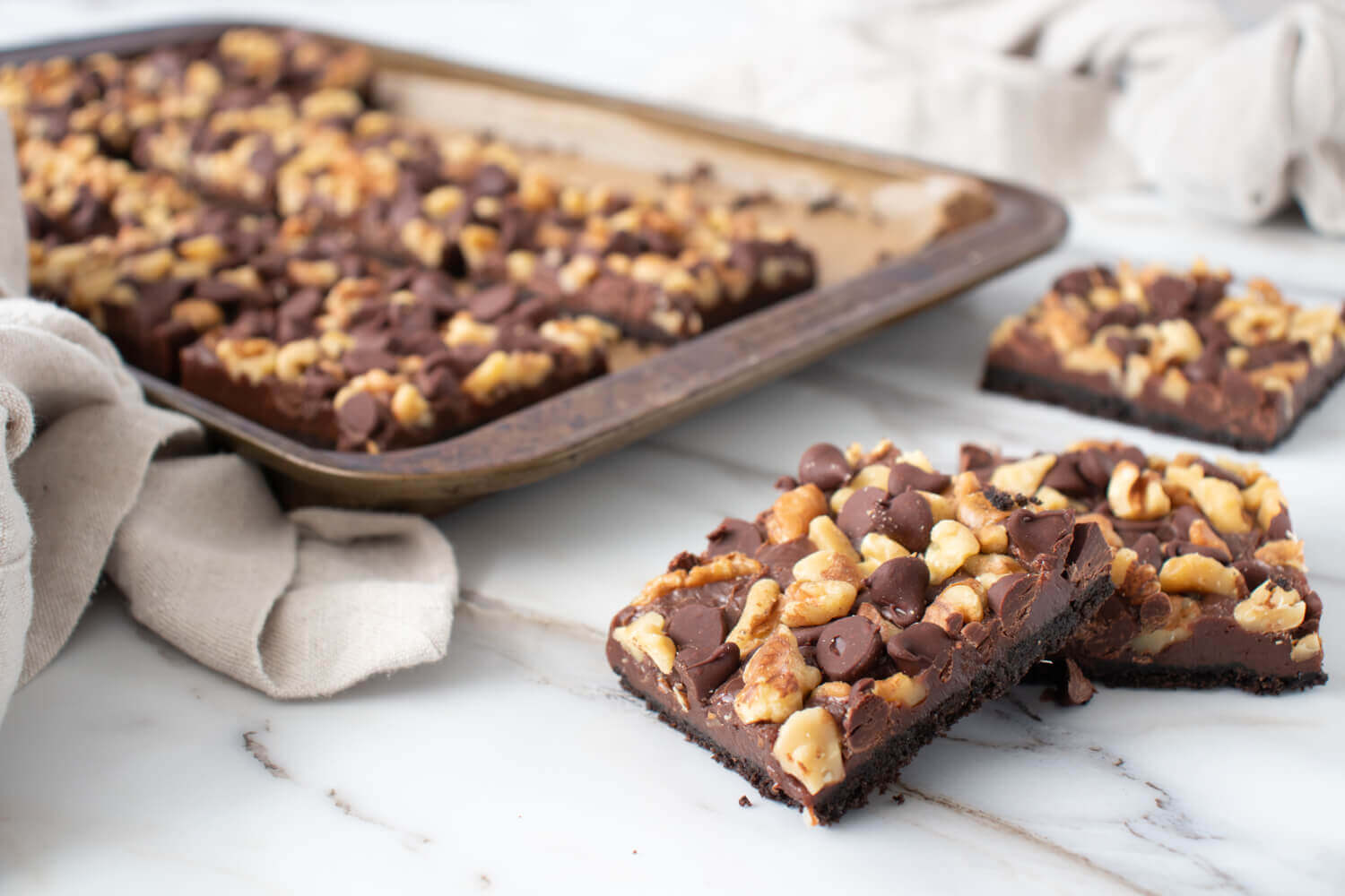 Double Chocolate Cookie Bars