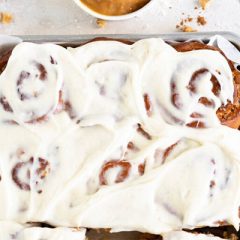 Dulce De Leche Carrot Cake Cinnamon Rolls