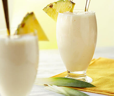 Fresh Tropical Pineapple Smoothie