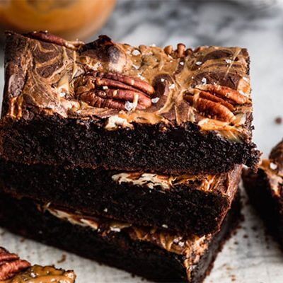 Gluten Free Dulce de Leche Brownies