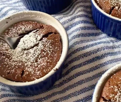 Individual Chocolate Souffles