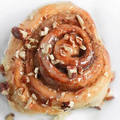 Maple Pecan Cinnamon Rolls