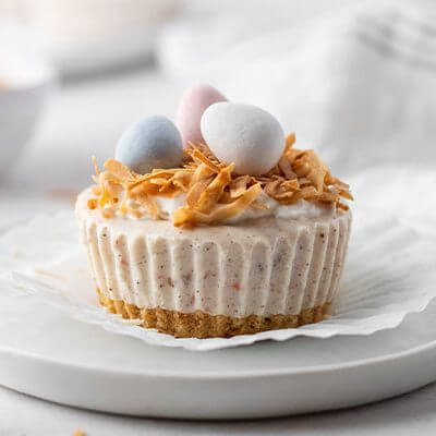 Mini No Bake Carrot Cake Cheesecakes