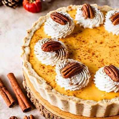 No Bake Pumpkin Cheesecake