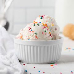 No Churn Birthday Cake Ice Cream