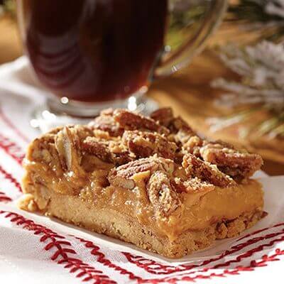 Pecan Praline Toffee Bars