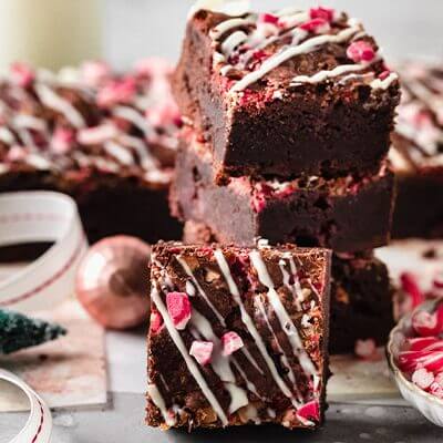 Peppermint Mocha Brownies