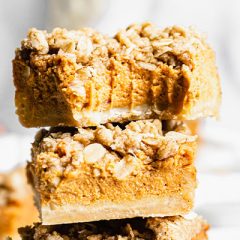 Pumpkin Pie Crumble Bars