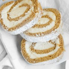 Pumpkin Spice Roll Cake