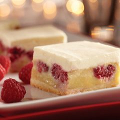 Raspberry Custard Bars