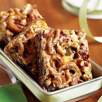 Salted Nut Turtle Bars