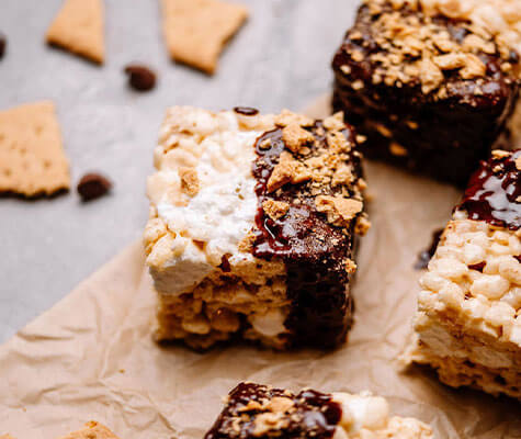 Smores Crispy Rice Treats