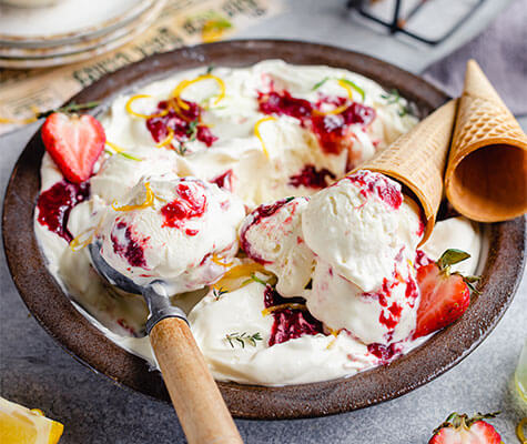 Strawberry Jam Ice CreamSave IconSave IconSave IconPrint IconShare IconSave IconPrint IconShare IconSave IconSave Icon-image