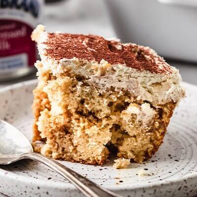 Tiramisu Poke Cake