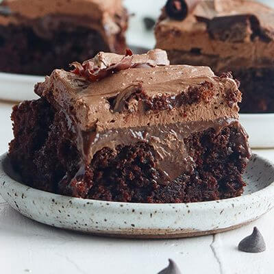 Triple Chocolate Poke Cake