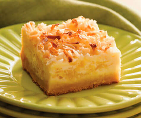 Tropical Dessert Bars RecipeSave IconSave IconSave IconPrint IconShare IconSave IconPrint IconShare IconSave IconSave Icon-image