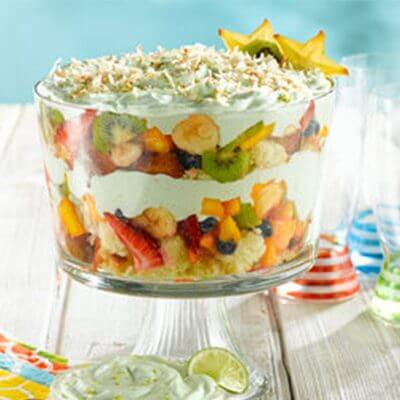 Tropical Fruit Trifle