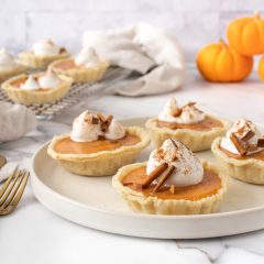 harvest pumpkin tarts