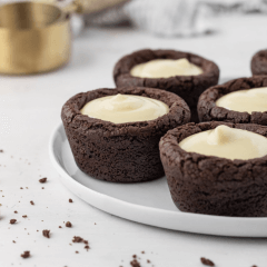 Chocolate Cookie Custard Cups