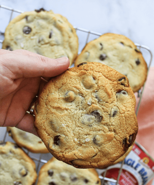 Eggless Chocolate Chip Cookies