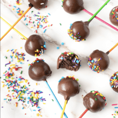 Chocolate Peanut Butter Cake Pops