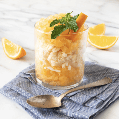 Orange Creamsicle Granita