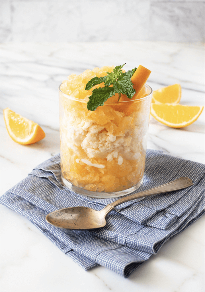 Orange Creamsicle Granita Recipe