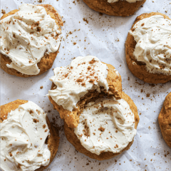 Pumpkin Cookies with Maple Frosting