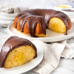 Boston Cream Poke Cake