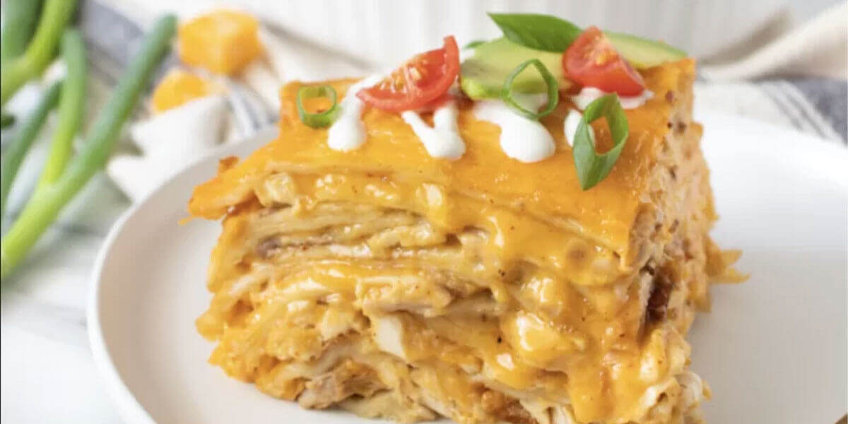 Chicken Cheese Quesadilla Casserole