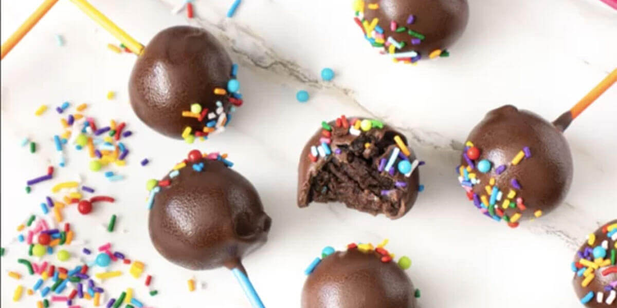 Chocolate Peanut Butter Cake Pops