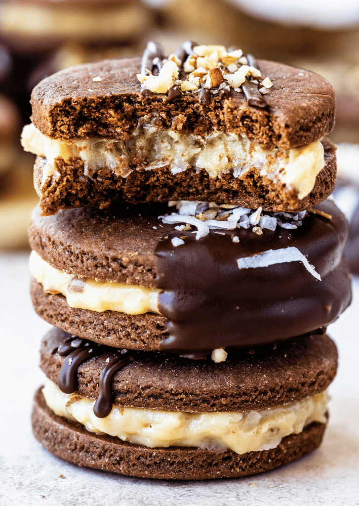 German Chocolate Cookies