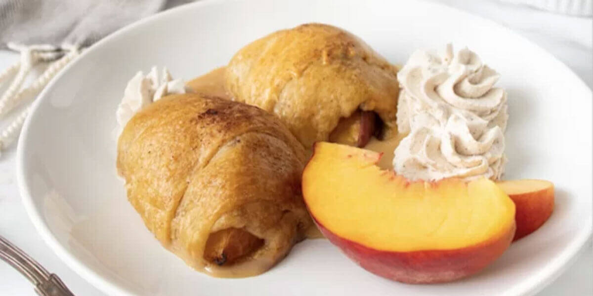 Peach Dumplings