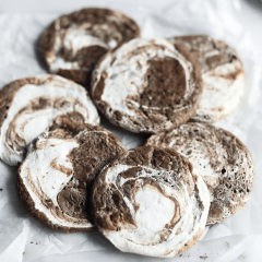 Hot Chocolate Marshmallow Swirl Cookies