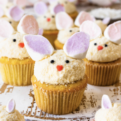 Easter Bunny Cupcakes